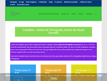 Tablet Screenshot of cidadela.net